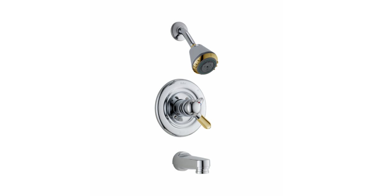 Delta 1748CBLHP Single Handle Tub and Shower Trim and