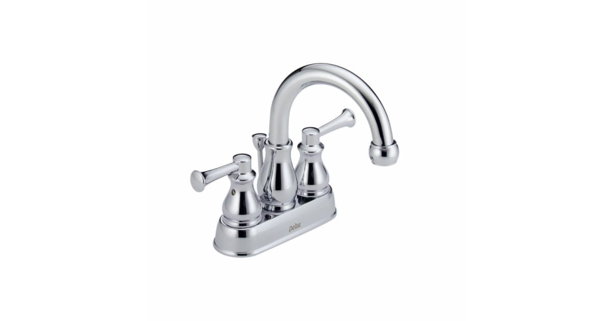 H269 Delta 2569-LHP Double Handle Centerset Bathroom Faucet Less Handles ...