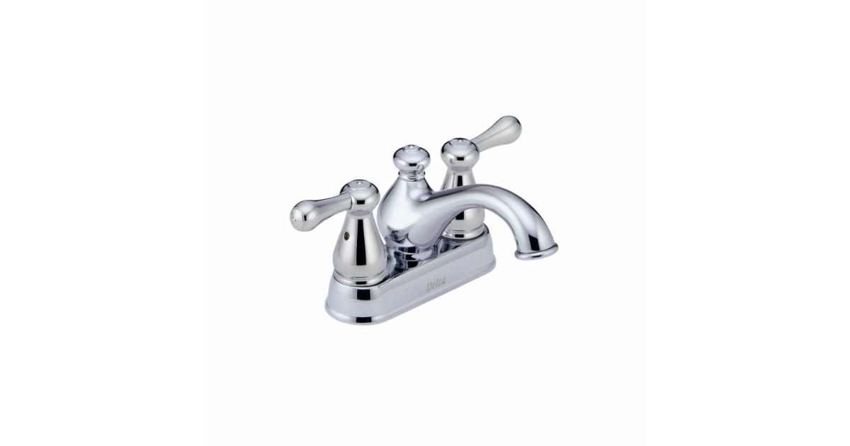 Delta 2578LHP Double Handle Centerset Bathroom Faucet