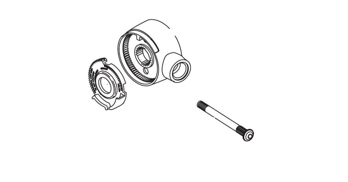 Delta Rp32103 Delta RP32103PT Handle Assembly for 1700 Series | Ferguson Home