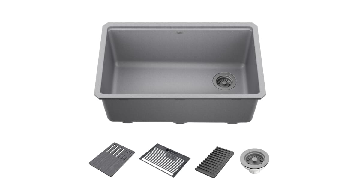 Delta 75B933-30S-DG Everest 30” Workstation Kitchen Sink | Build.com