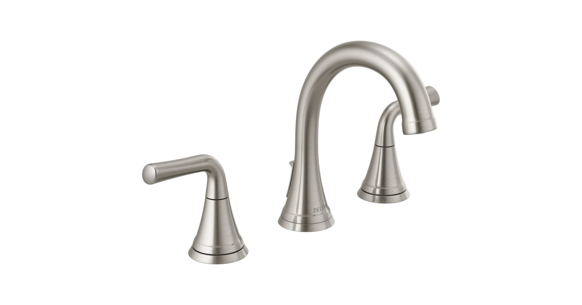 Delta 3533LFSSMPU Kayra 1.2 GPM Widespread Bathroom