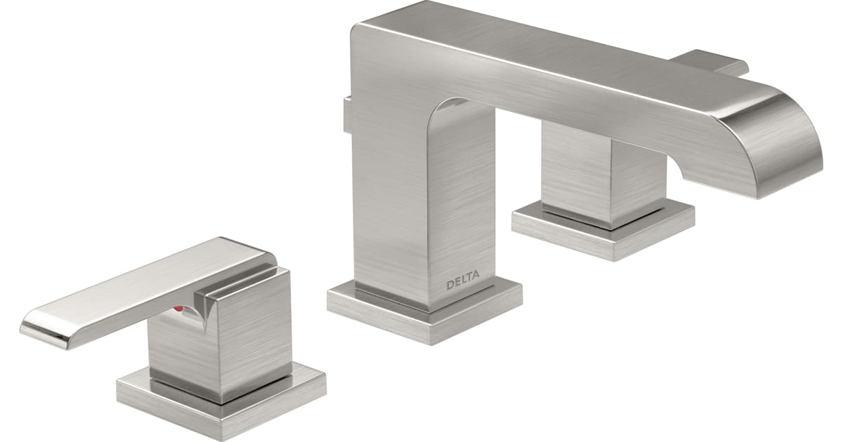 Delta 3567-SSMPU-DST Ara 1.2 GPM Widespread Bathroom | Build.com