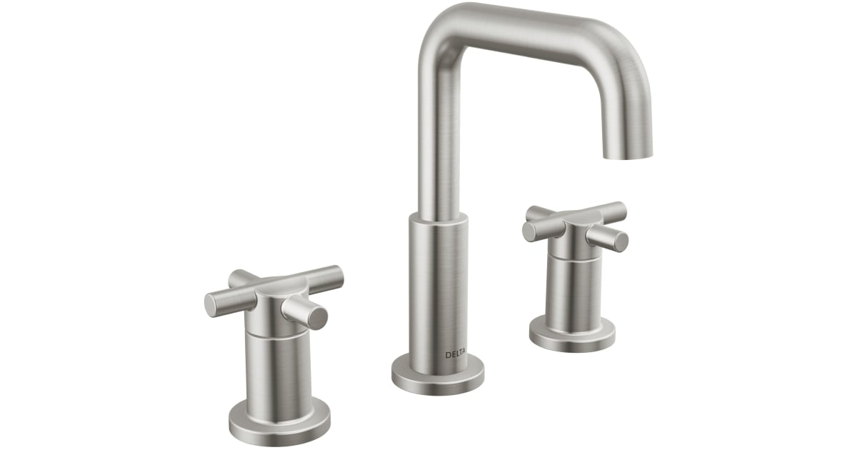 Delta 35894LFSS Nicoli 1.2 GPM Widespread Bathroom Faucet