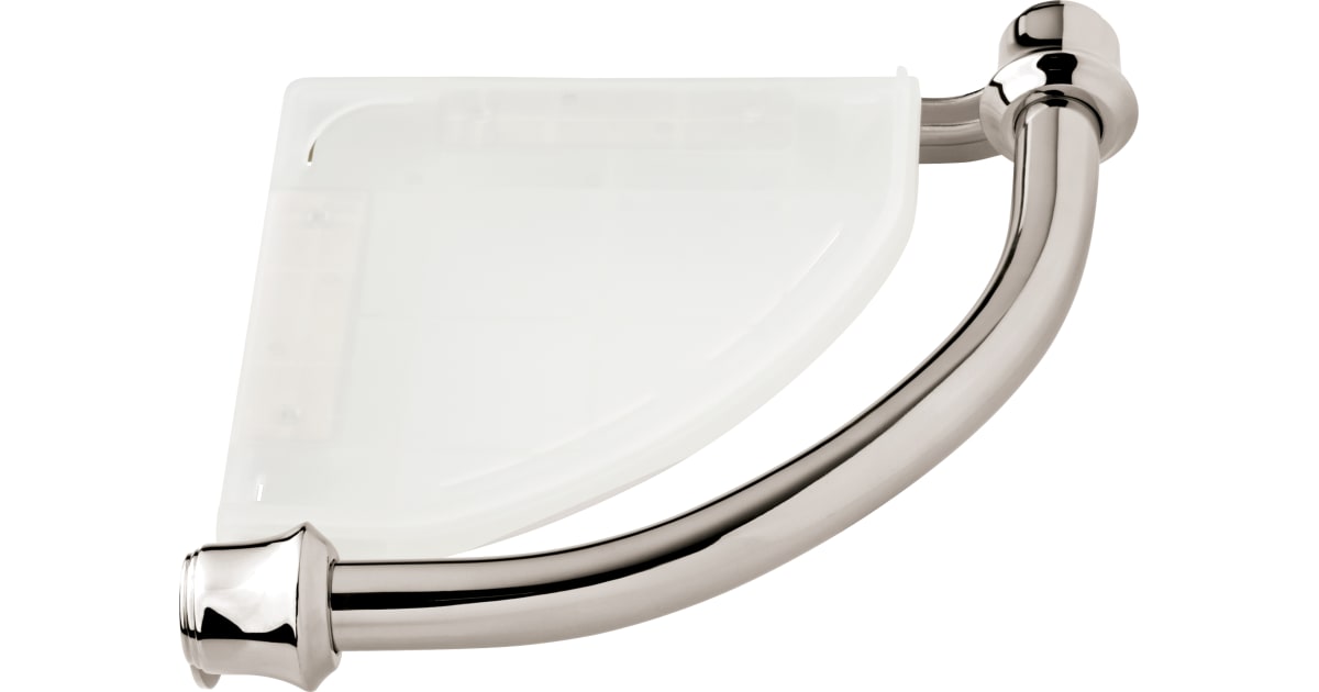 Delta 41316PN Decor Assist 83/4" Metal Bathroom Shelf