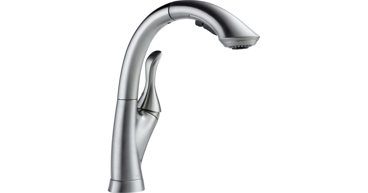 Delta 4153ARDST Linden PullOut Kitchen Faucet with