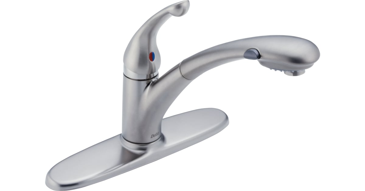 Delta 470ARWEDST Signature PullOut Kitchen Faucet