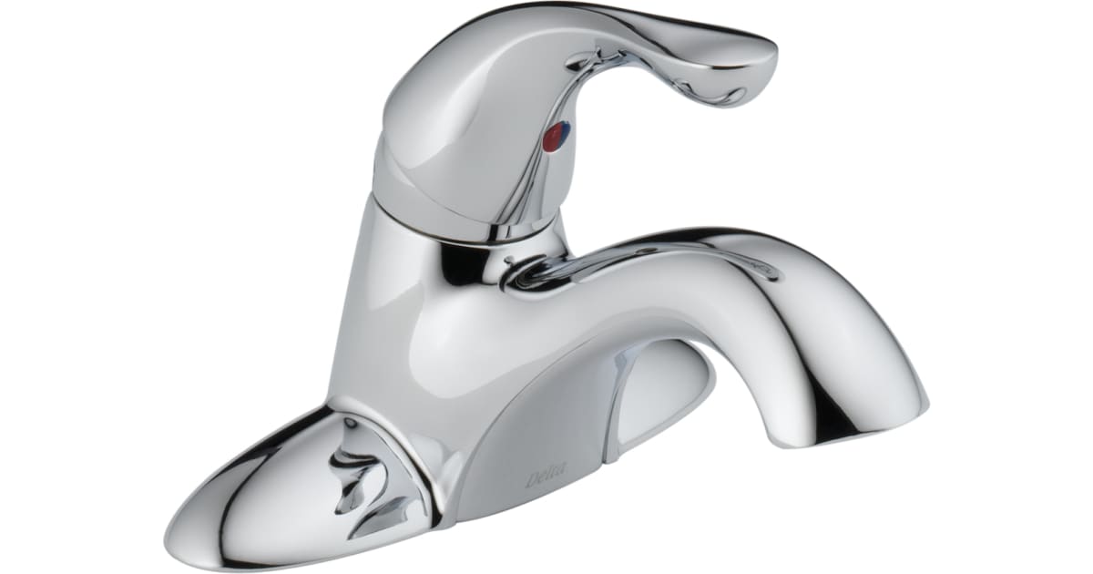 Delta 501-DST Classic Centerset Bathroom Faucet - Less Drain