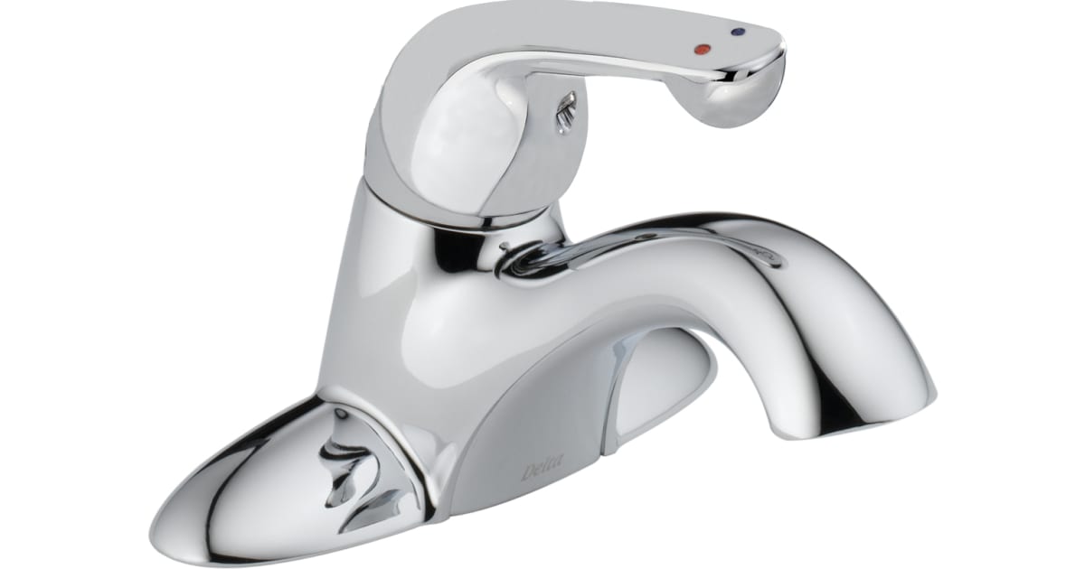 Delta 501LFHDF Centerset Bathroom Faucet with Diamond