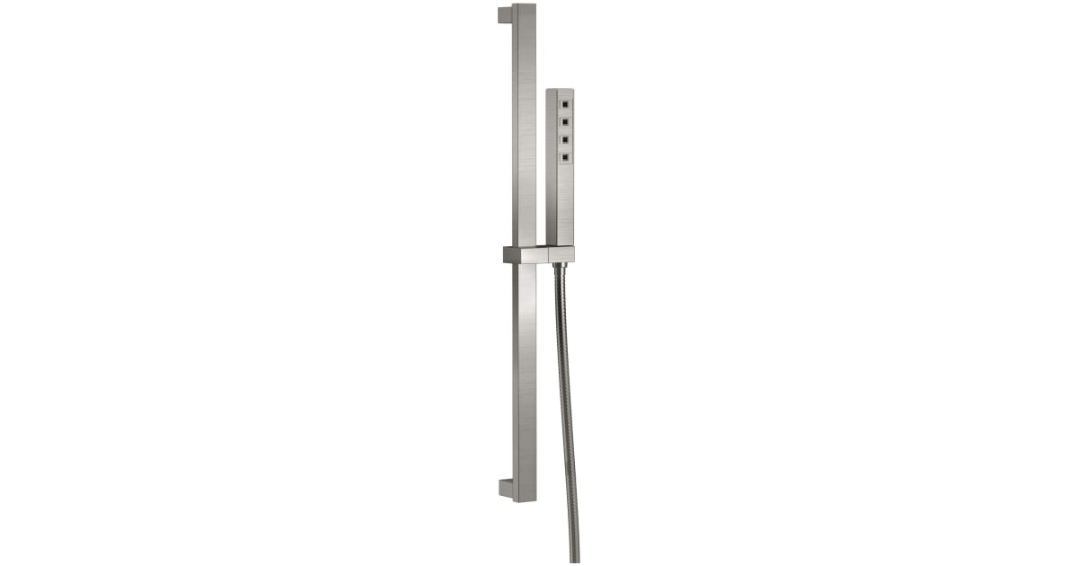 (´・ω・｀) H2Okinetic® Single-Setting Slide Bar Hand Shower in Chrome 51567