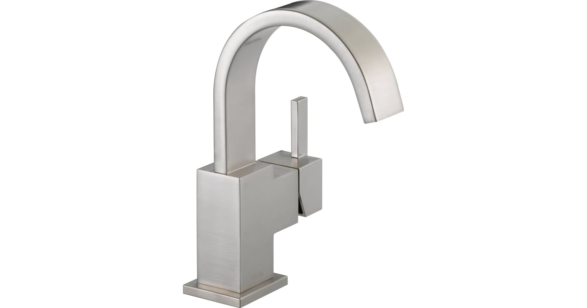 Delta 553lf Ss Vero Single Hole Bathroom Faucet Build Com - How Much Labor Cost To Replace A Bathroom Faucet
