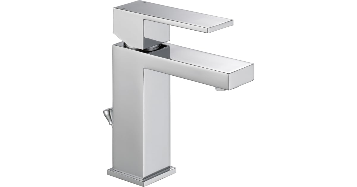 Delta 567LFHGMPP Modern 0.5 GPM Single Hole Bathroom