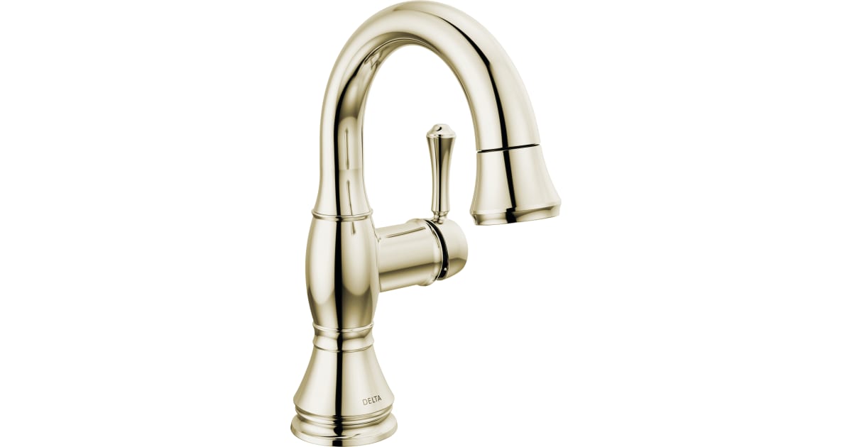 Delta 597-PNPD-DST Cassidy 1.2 GPM Single Hole Bathroom