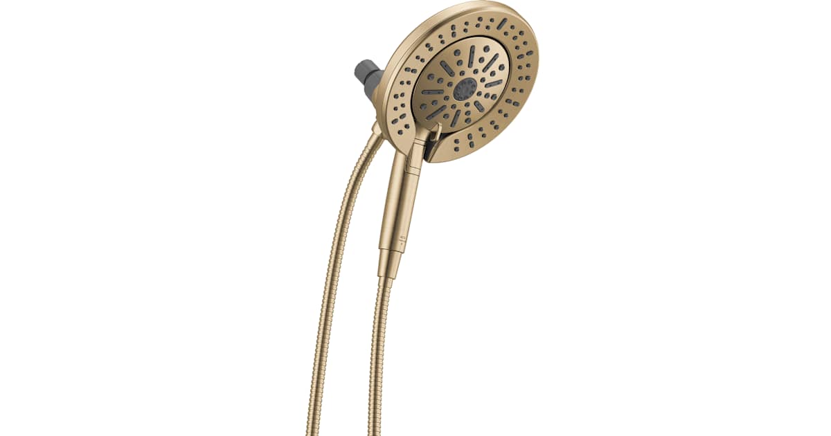 Delta 75655CZ In2ition 1.75 GPM Multi Function 2-in-1 Shower Head and ...