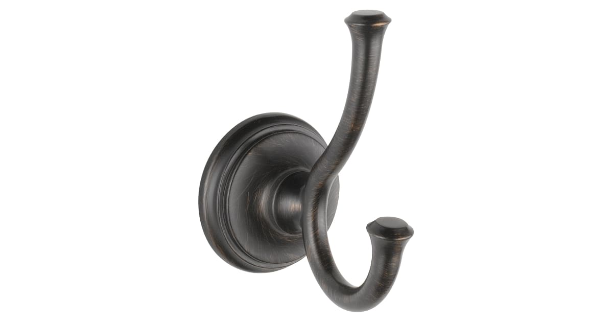 Delta 79735-RB Cassidy Double Robe Hook