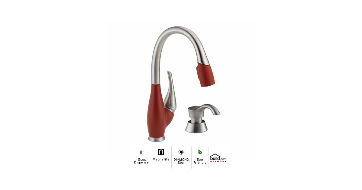 Delta 9158SRDSTSD Fuse PullDown Kitchen Faucet with