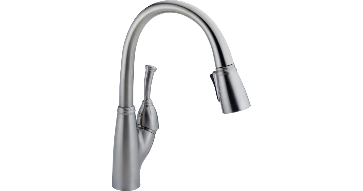 Delta 989ARDST Allora PullDown Kitchen Faucet with