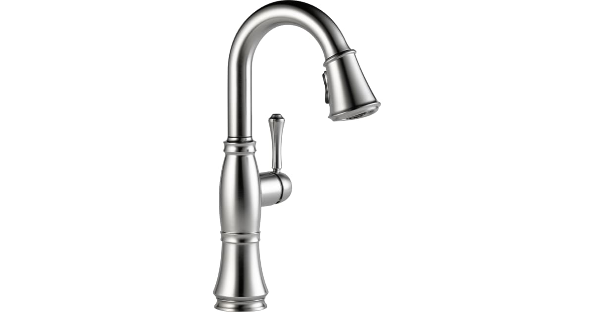 Delta 9997ARDST Cassidy PullDown Bar/Prep Faucet with