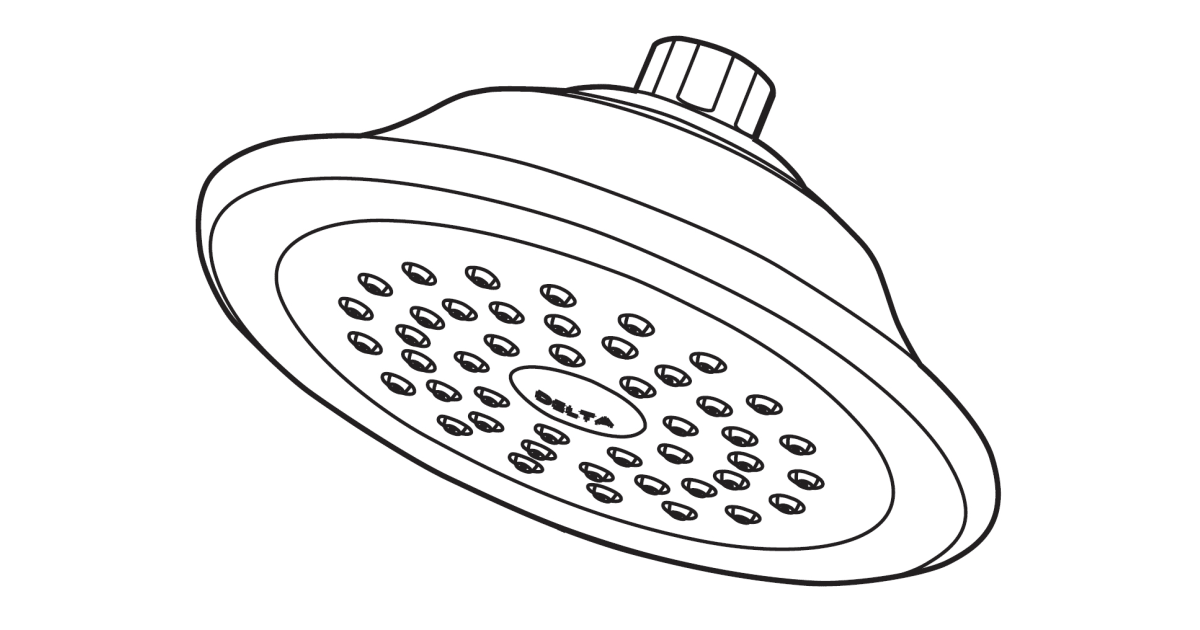 Delta RP71020SS 2.0 GPM Nura Shower Head Limited