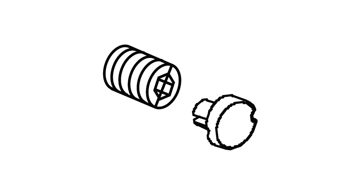 Delta RP72720SS Cassidy Set Screw and Button