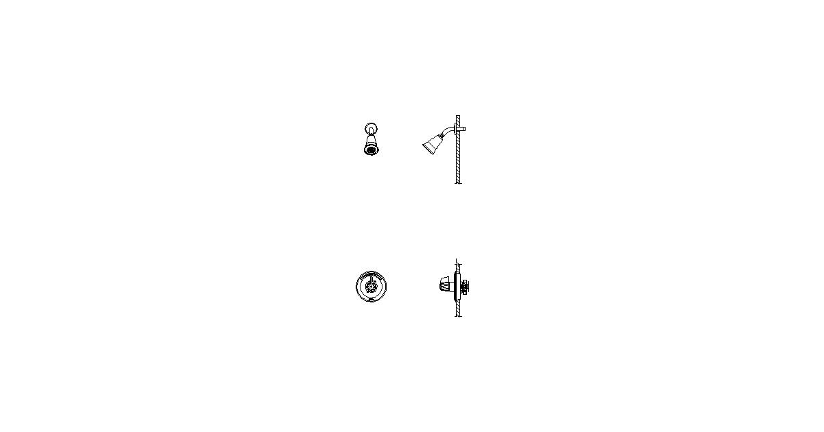Delta T13H152WW Commercial 11T Tub and Shower Trim For