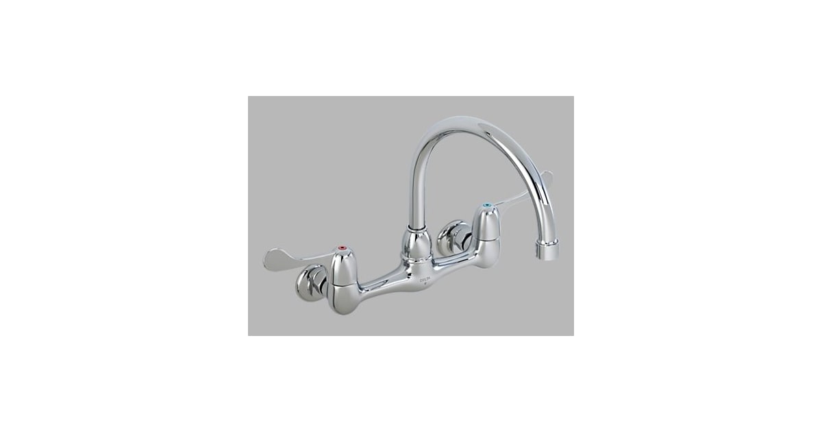 Delta 28P4902 Commercial Laundry Faucet Double Handle Wall