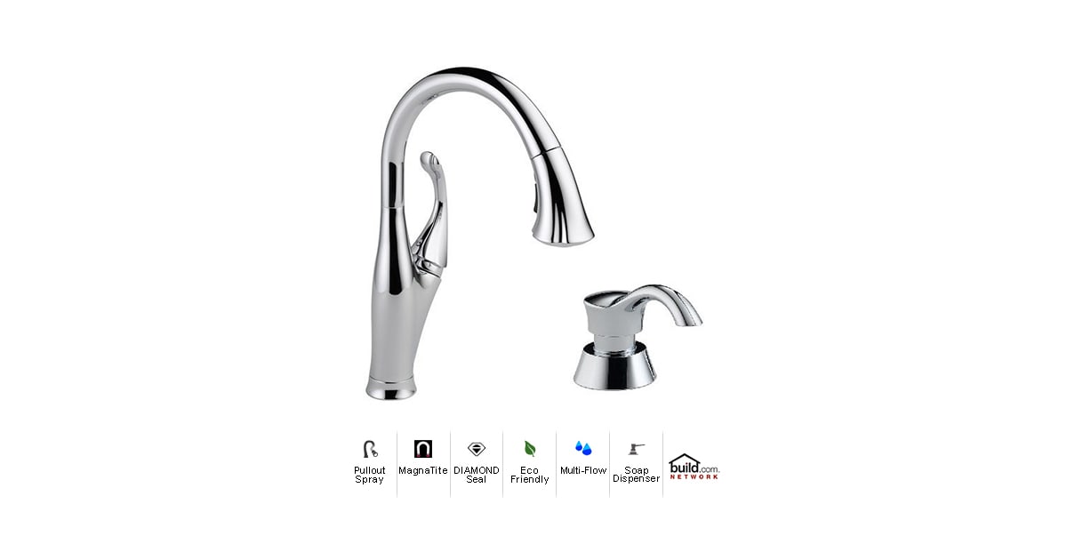 Delta 9192DSTRP50781 Addison Pullout Spray Kitchen