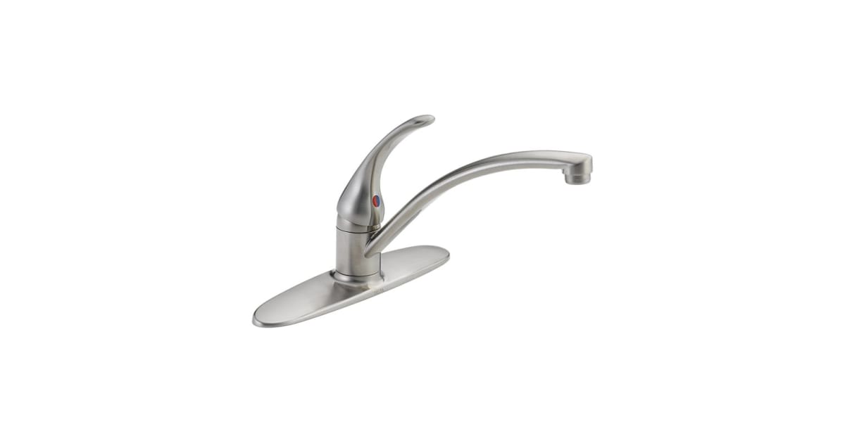 Delta B1310LFSS Foundations Kitchen Faucet Includes