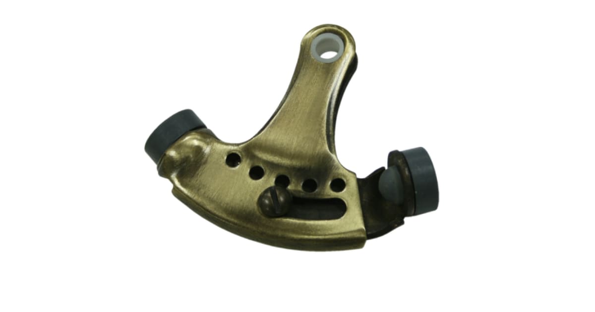 Deltana HPA69U3 Hinge Mounted Adjustable Solid Brass Hinge Pin Stop 