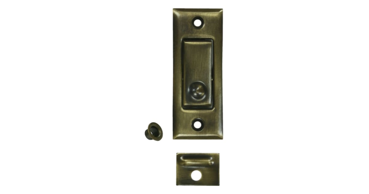Deltana PDB42U5 3 Inch Long Pocket Door Security Bolt