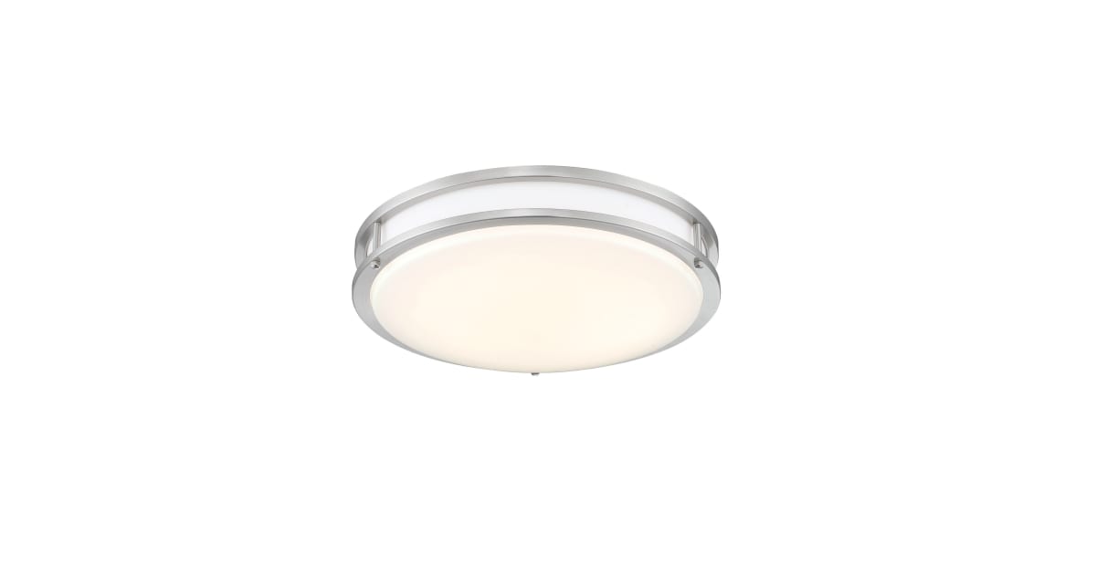 Designers Fountain LED1554RGB-BN 16" Wide LED Flush Mount Drum Smart ...