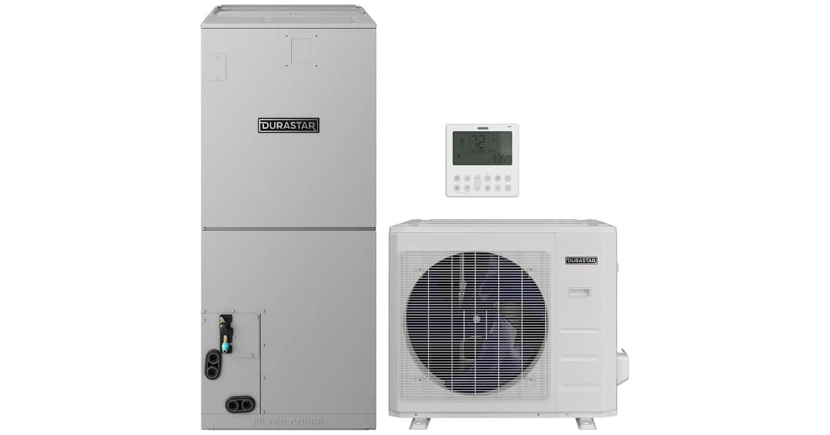 Durastar DR1H30A30 30K BTU Cooling / 31K BTU Heating 17.3 SEER2 One ...