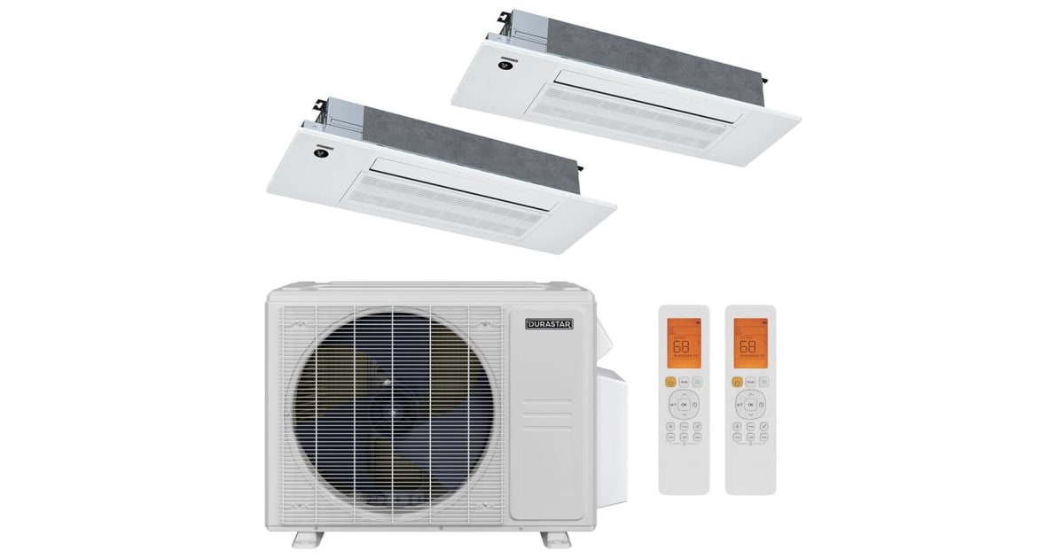 Isso Module Split Unit Durastar DRA2H18O0606 18K BTU Cooling / 19K BTU Heating 21 SEER2 Two ...