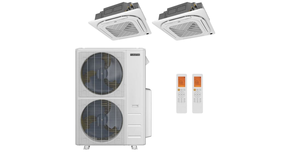 Durastar DRA5H55C2424 55K BTU Cooling / 55K BTU Heating 20.2 SEER2 Two ...
