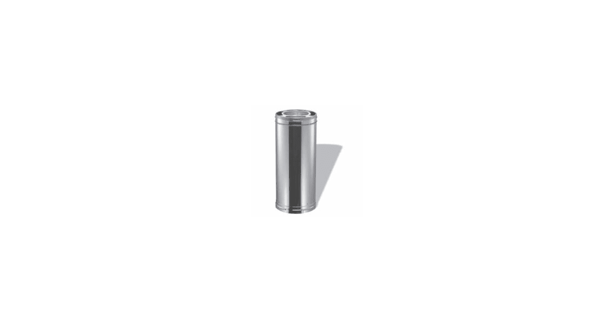 DuraVent 6 x 24 DuraPlus Stainless Steel Chimney Pipe - 6DP-24SS