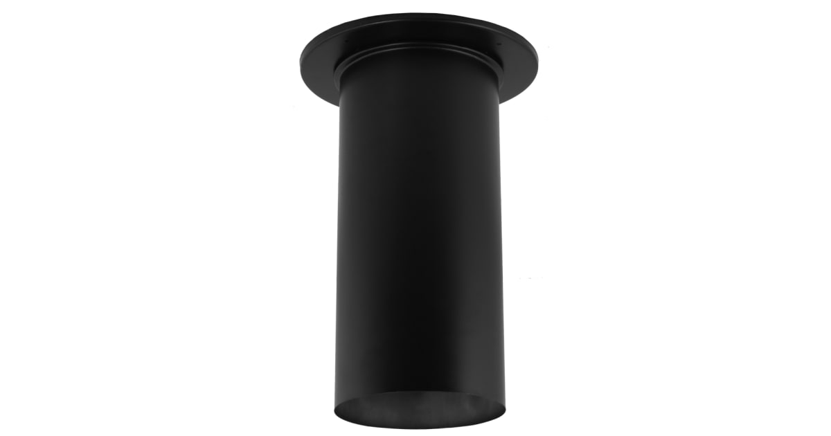 DuraVent 6- Inch Diameter Durablack Single Wall Black Stove Pipe - 6- Inch  Durablack, Chimney Products