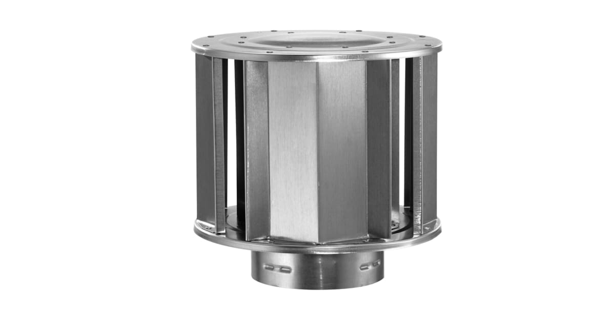 DuraVent 8BVVTH Aluminum HighWind Cap with 8" Inner