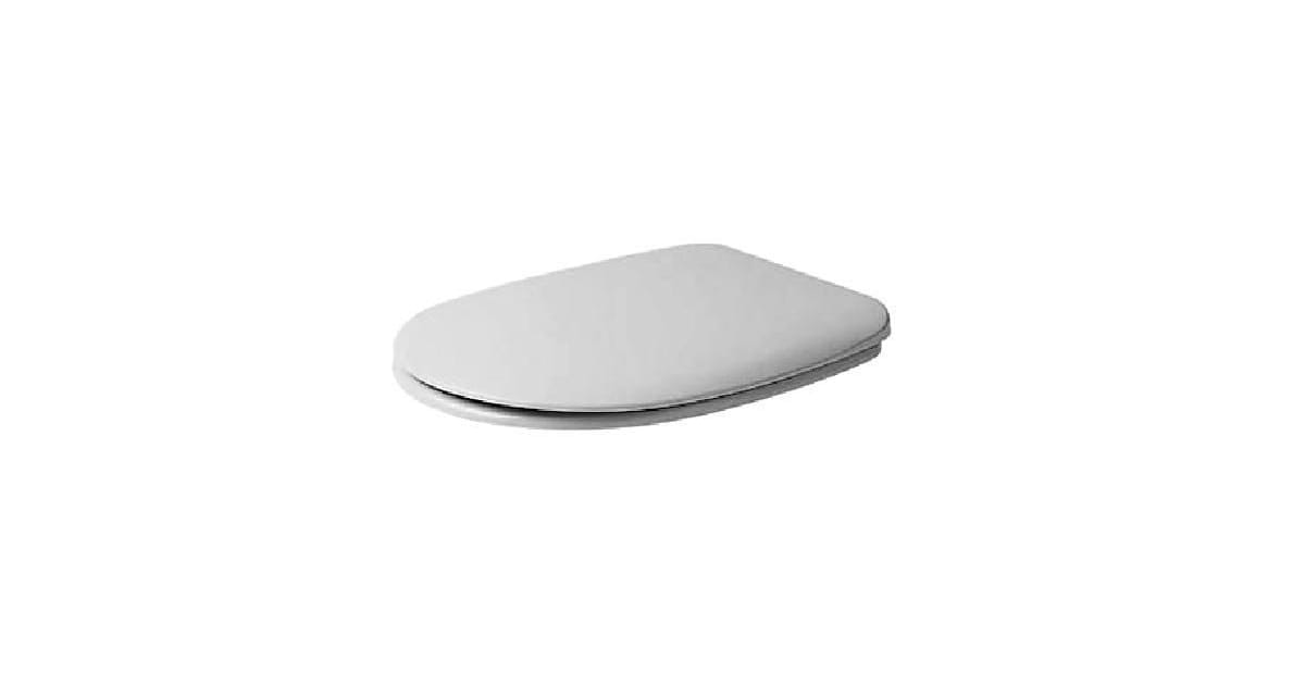 Duravit 0066304700 Elongated Toilet Seat and Cover without