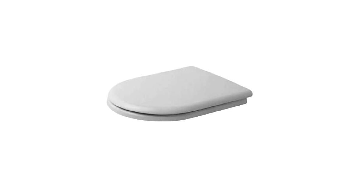 Duravit 0066910000 Elongated Toilet Seat and Cover Less