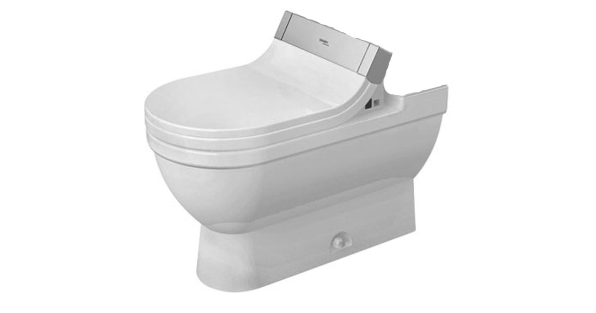 Duravit 2125510000 Starck 3 Elongated Toilet Bowl Only