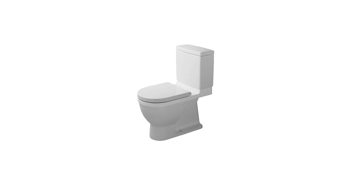 Duravit D1905500 Starck 3 Elongated Toilet Set