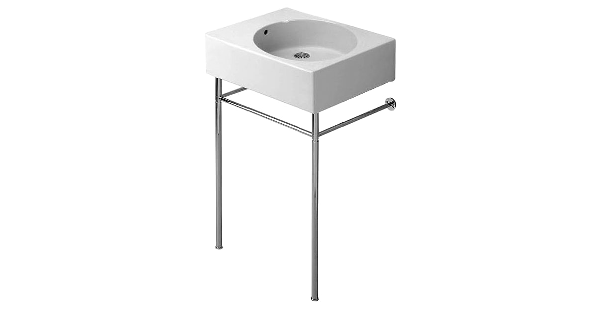 Duravit 0030591000 Scola Metal Console with Adjustable 