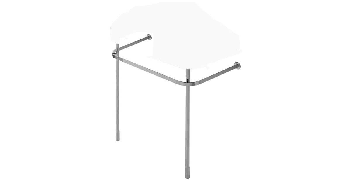 Duravit 0030781000 Happy D.2 Lavatory Console Legs Sink