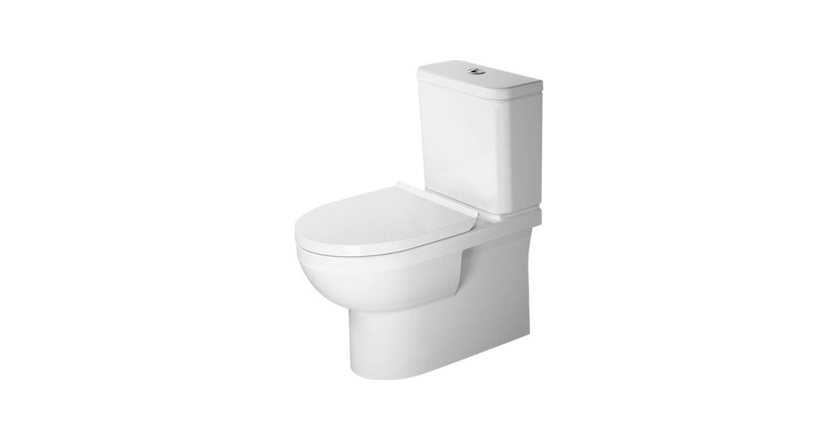 Duravit 2182092092 1.6 GPF Rimless CloseCoupled Toilet