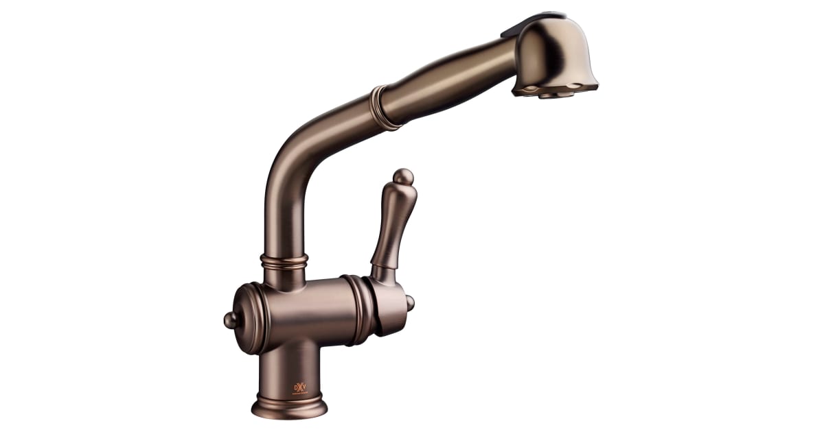 DXV D35402150.110 Victorian 1.8 GPM Single Hole Pull Out Kitchen Faucet ...