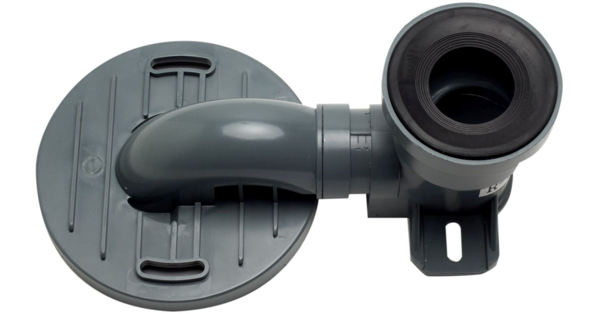 Eago R326TRAP Replacement PVC Toilet Trap Rough In