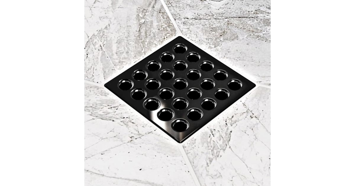 PlumBest Brushed Nickel Square Shower Drain Cover