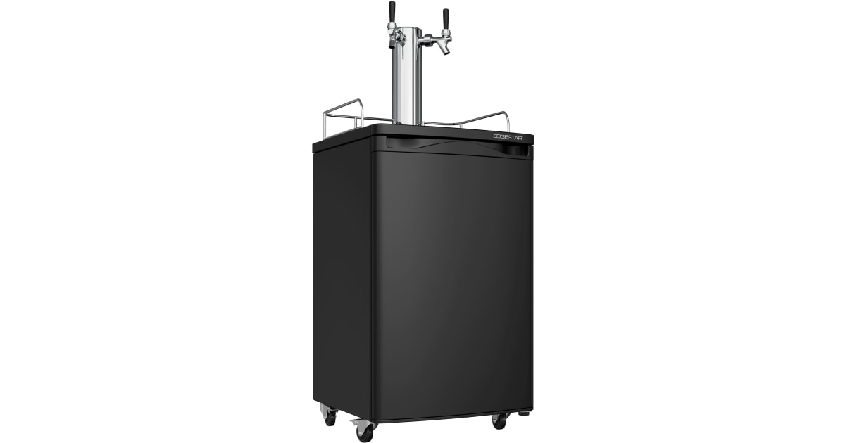 EdgeStar KC2000TWIN 20 Inch Wide Dual Tap Kegerator for