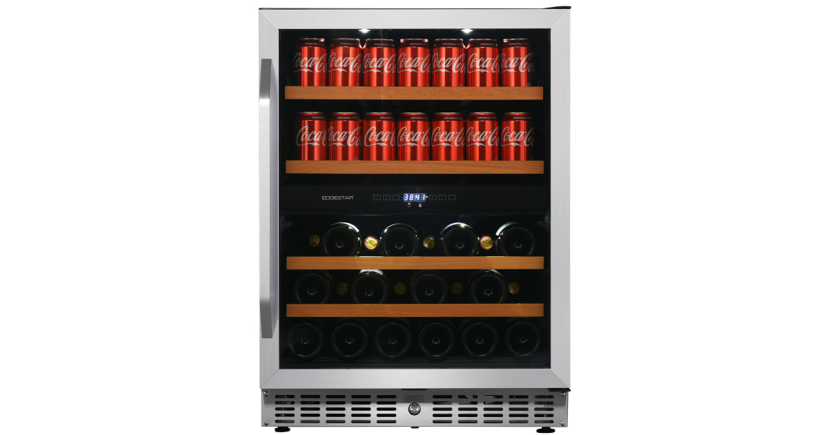 EdgeStar CWB8420DZ 24 Inch Wide Wine and Beverage Cooler | Build.com