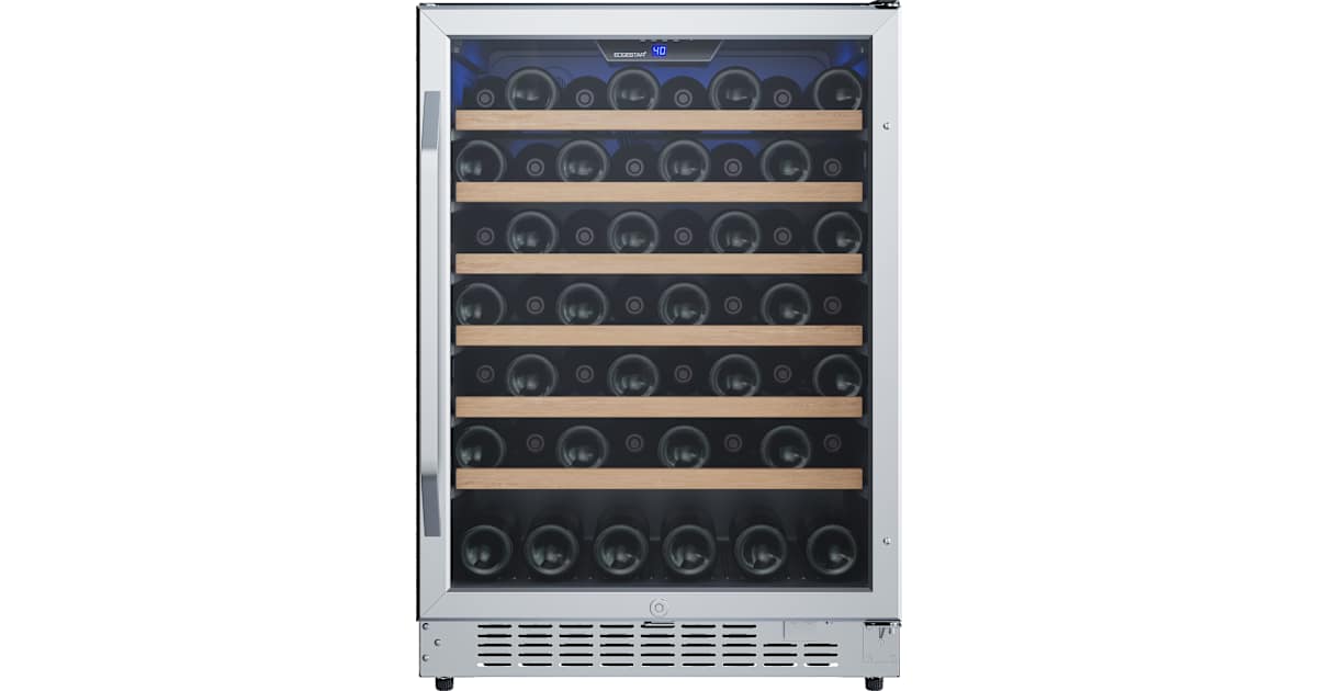 EdgeStar CWR532SZ 24 Inch Wide 53 Bottle Built-In Single Zone Wine